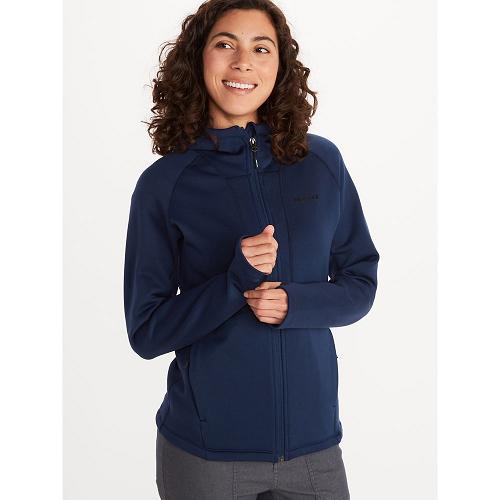 Marmot Olden Polartec Jackets - Womens Fleece Navy CA7124635 Canada